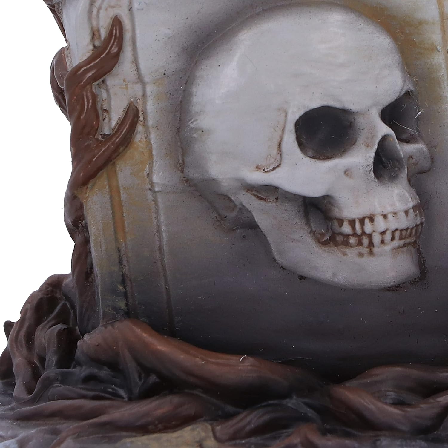 Nemesis Now Skull Cat by Martin Hanford 15cm, Resin, Gothic Cat Ornament, Cat Figurine; From the Complex Mind of Martin Hanford, Cast in the Finest Resin, Hand-Painted