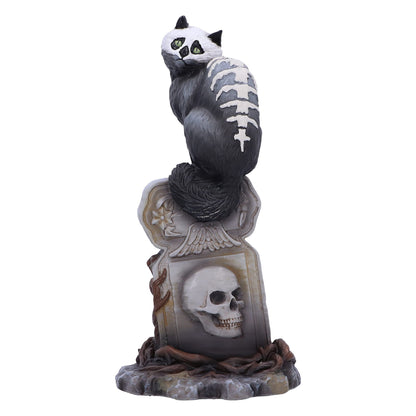 Nemesis Now Skull Cat by Martin Hanford 15cm, Resin, Gothic Cat Ornament, Cat Figurine; From the Complex Mind of Martin Hanford, Cast in the Finest Resin, Hand-Painted