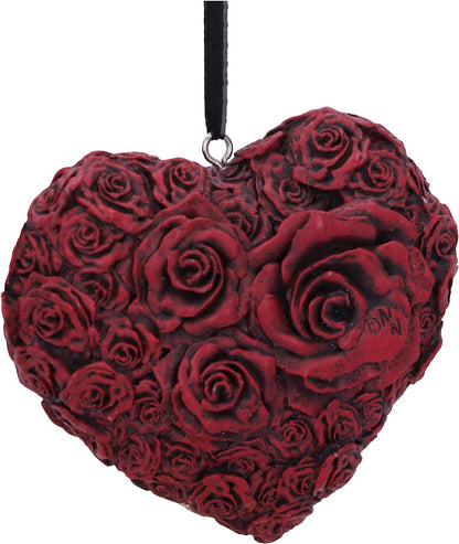 Nemesis Now Love Everlasting Hanging Ornament 7.8cm, Resin, Love Everlasting Hanging Ornament, Cast in the Finest Resin, Hand-Painted