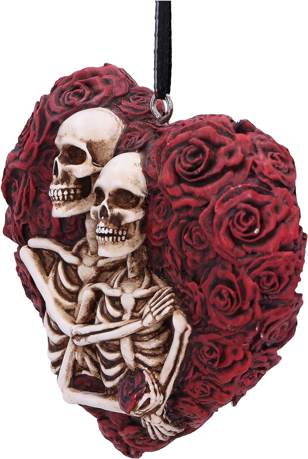 Nemesis Now Love Everlasting Hanging Ornament 7.8cm, Resin, Love Everlasting Hanging Ornament, Cast in the Finest Resin, Hand-Painted