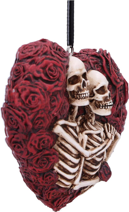 Nemesis Now Love Everlasting Hanging Ornament 7.8cm, Resin, Love Everlasting Hanging Ornament, Cast in the Finest Resin, Hand-Painted
