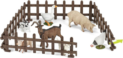 Papo -Handbemalt - Figuren -Das Leben auf dem bauernhof-Zaun-Set-39215-Sammelbar-Für Kinder - Geeignet für Jungen und Mädchen - Ab 3 Jahren