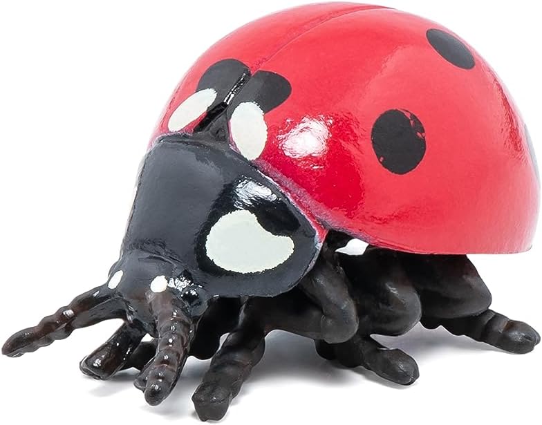 Papo -hand-painted - figurine -Wild animal kingdom - Ladybug -50257 -Collectible - For Children - Suitable for Boys and Girls- From 3 years old
