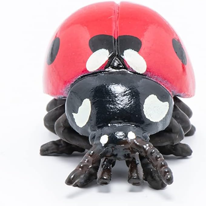 Papo -hand-painted - figurine -Wild animal kingdom - Ladybug -50257 -Collectible - For Children - Suitable for Boys and Girls- From 3 years old