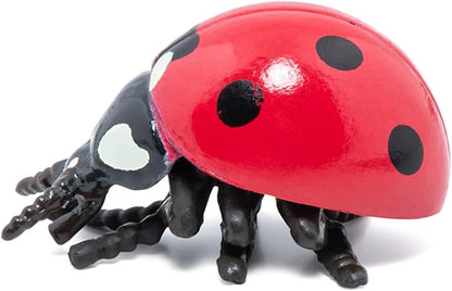 Papo -hand-painted - figurine -Wild animal kingdom - Ladybug -50257 -Collectible - For Children - Suitable for Boys and Girls- From 3 years old