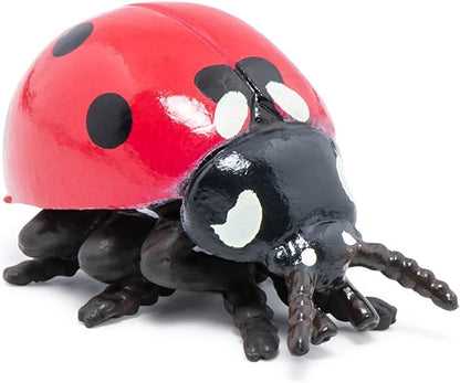 Papo -hand-painted - figurine -Wild animal kingdom - Ladybug -50257 -Collectible - For Children - Suitable for Boys and Girls- From 3 years old