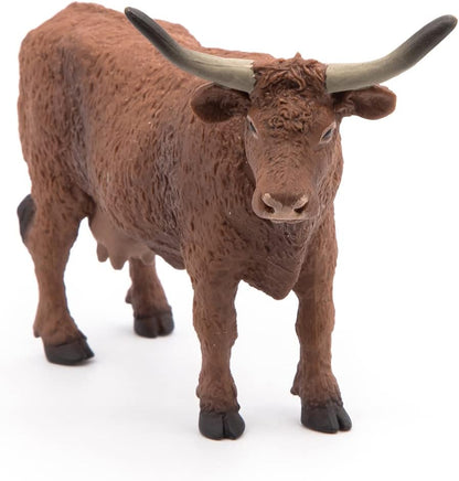 PAPO FARMYARD FRIENDS Figurine, 51042 Salers Cow, Multicolour