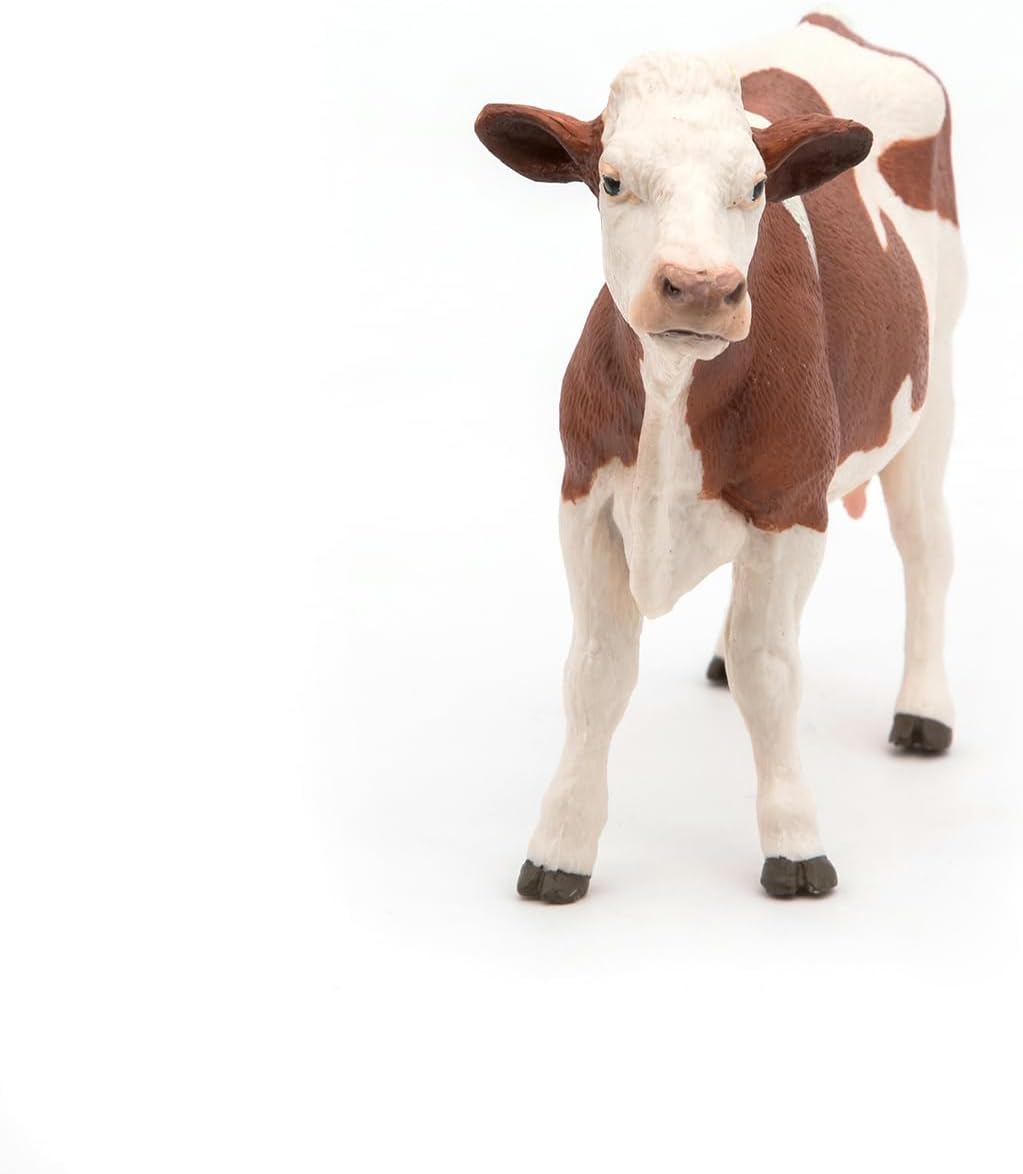 Papo FARMYARD FRIENDS Tiere Figurine, 51165 Montbéliarde Cow, Multicolour
