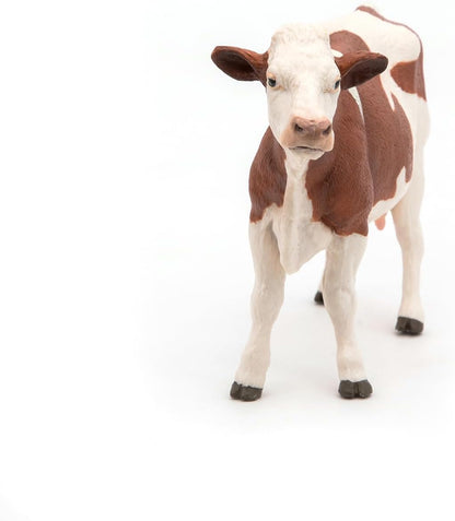 Papo FARMYARD FRIENDS Tiere Figurine, 51165 Montbéliarde Cow, Multicolour