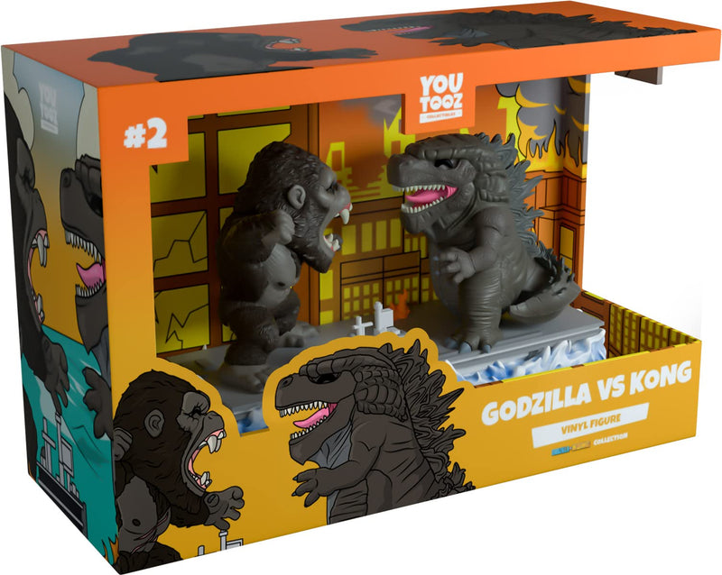 Youtooz Godzilla Vs Kong Figures 2 pcs, 4.3" inch Vinyl Figure, Collectible Godzilla Figure and Kong Figure by Youtooz Godzilla vs Kong Collection
