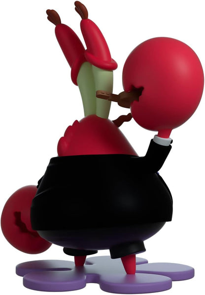 Youtooz Mr Krabs and The Smallest Violin 4.4" Inch Vinyl Figure, Official Licensed Mr. Krabs and The Smallest Violin Collectible from Spongebob Squarepants by Spongebob Squarepants Collection, Red