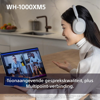 Sony WH-1000XM5 Noise Cancelling Wireless Headphones - 30 hours battery life - Around-ear style - Optimised for Alexa and the Google Assistant - with built-in mic for phone calls