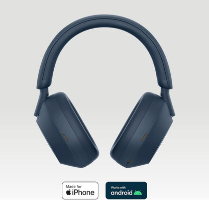 Sony WH-1000XM5 Noise Cancelling Wireless Headphones - 30 hours battery life - Around-ear style - Optimised for Alexa and the Google Assistant - with built-in mic for phone calls