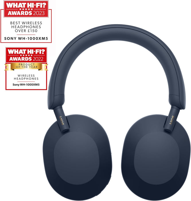 Sony WH-1000XM5 Noise Cancelling Wireless Headphones - 30 hours battery life - Around-ear style - Optimised for Alexa and the Google Assistant - with built-in mic for phone calls