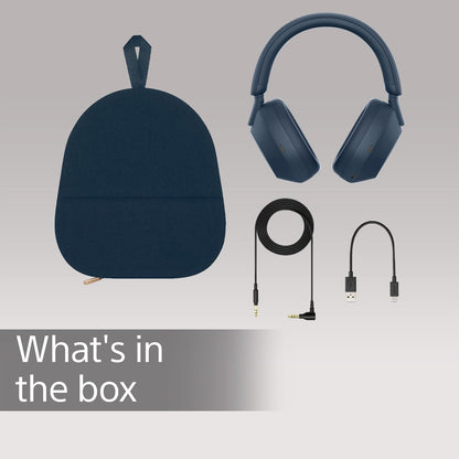 Sony WH-1000XM5 Noise Cancelling Wireless Headphones - 30 hours battery life - Around-ear style - Optimised for Alexa and the Google Assistant - with built-in mic for phone calls