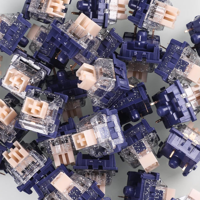 Redragon A113 HP1 Panda Mechanical Keyboard Switches, Lubed Tactile Switches for Keyboard DIY, 3pin 60gf RGB MX Compatible Switches with Puller(38 pcs