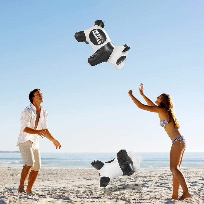 PASS THE PIGS Giant Pass the Pandas Dice Game, el clásico juego de fiesta y viaje ahora con un par de pandas inflables, obtendrás un snoozer o un parachoques? Es un excelente