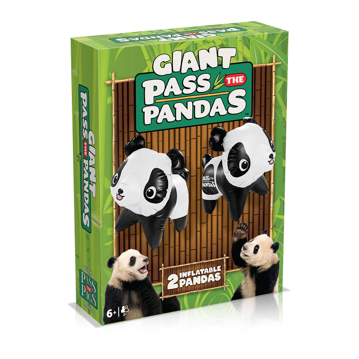 PASS THE PIGS Giant Pass the Pandas Dice Game, el clásico juego de fiesta y viaje ahora con un par de pandas inflables, obtendrás un snoozer o un parachoques? Es un excelente