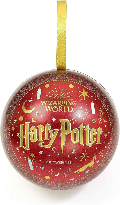 The Carat Shop Harry Potter Official Deck The Great Hall Christmas Bauble with Sorting Hat Keyring