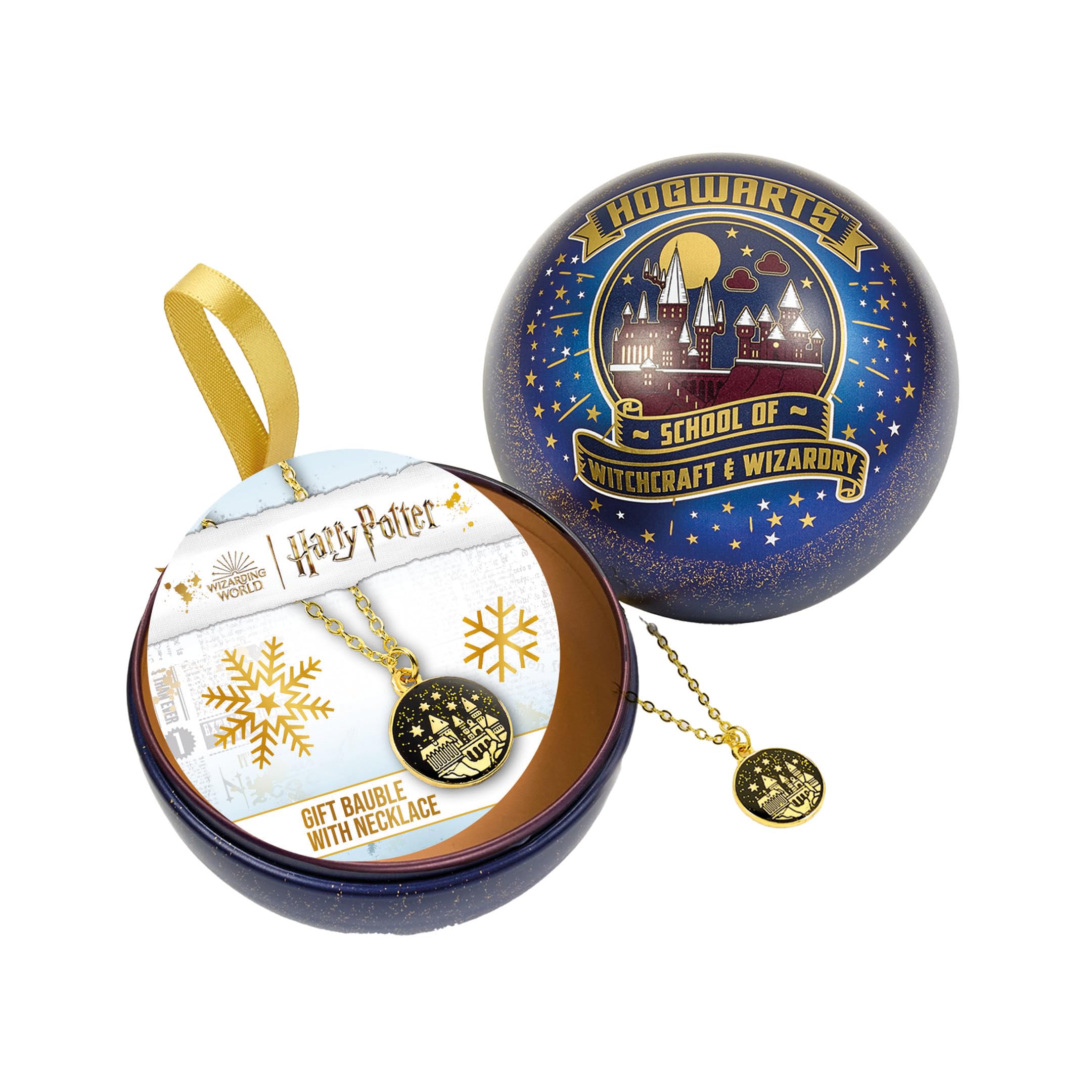 The Carat Shop Harry Potter Official Hogwarts School Of Witchcraft and Wizardry Christmas Bauble Decoration