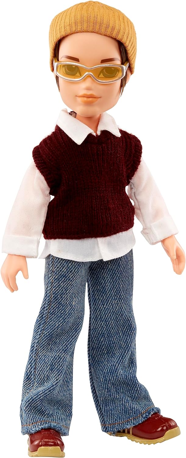 Bratz Original Fashion Doll KOBY - Boyz Series 3 - Boy Doll, 2 Outfits and Poster - For Collectors and Kids Ages 6+