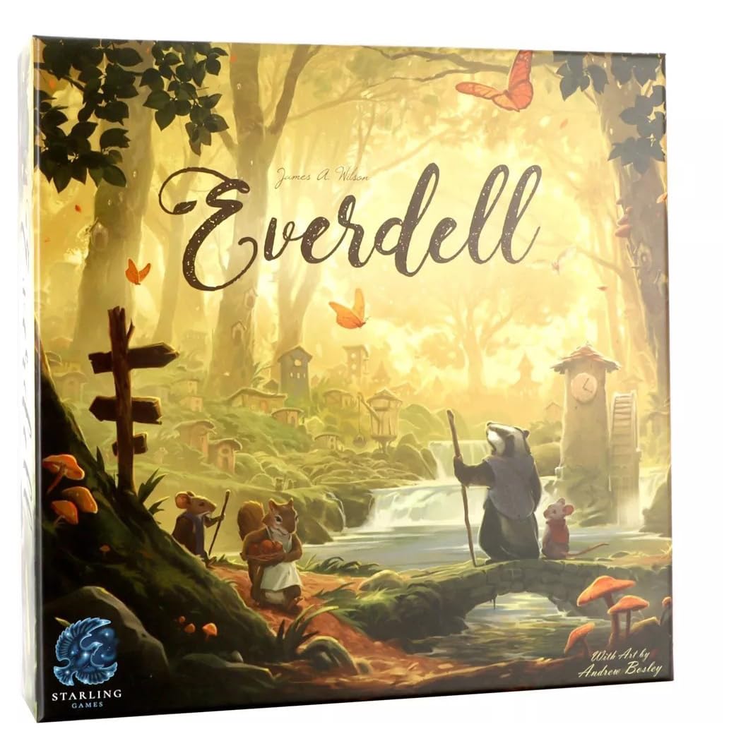 Starling Games HPGGSUH2600 Everdell 2nd Edition, Board Game, 40-80 Minute Playing Time, Mixed Colours, Ages 10+, 1-4 Players