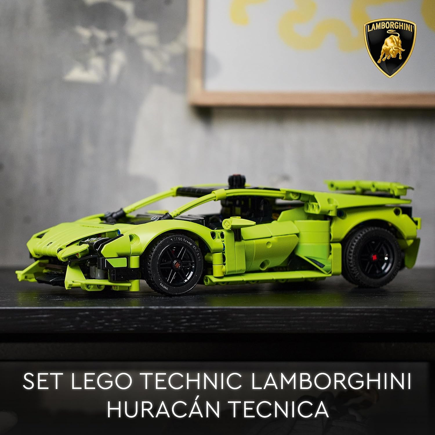 LEGO Technic Lamborghini Huracán Tecnica Toy Car Model Kit, Racing Car Building Set, 42161 & 76914 Speed Champions Ferrari 812 Competizione, Sports Car Toy Model Building Kit, 2023 Series + Speed Cham