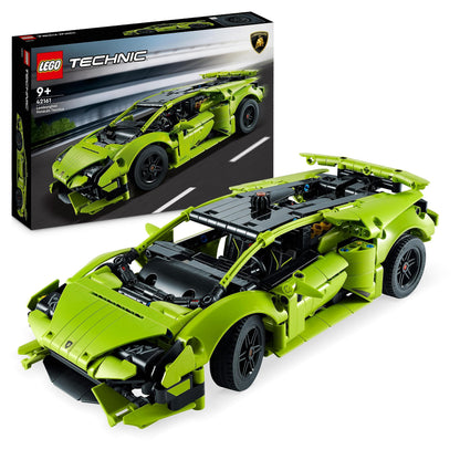 LEGO Technic Lamborghini Huracán Tecnica Toy Car Model Kit, Racing Car Building Set, 42161 & 76914 Speed Champions Ferrari 812 Competizione, Sports Car Toy Model Building Kit, 2023 Series + Speed Cham