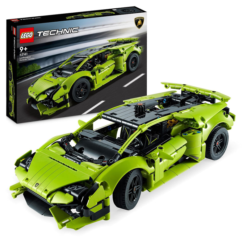 LEGO Technic Lamborghini Huracán Tecnica Toy Car Model Kit, Racing Car Building Set, 42161 & 76914 Speed Champions Ferrari 812 Competizione, Sports Car Toy Model Building Kit, 2023 Series + Speed Cham