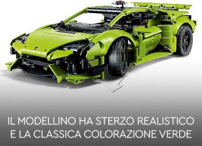 LEGO Technic Lamborghini Huracán Tecnica Toy Car Model Kit, Racing Car Building Set, 42161 & 76914 Speed Champions Ferrari 812 Competizione, Sports Car Toy Model Building Kit, 2023 Series + Speed Cham