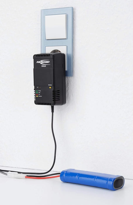 Ansmann - Cargador para Pilas de níquel-Metal hidruro y níquel-cadmio