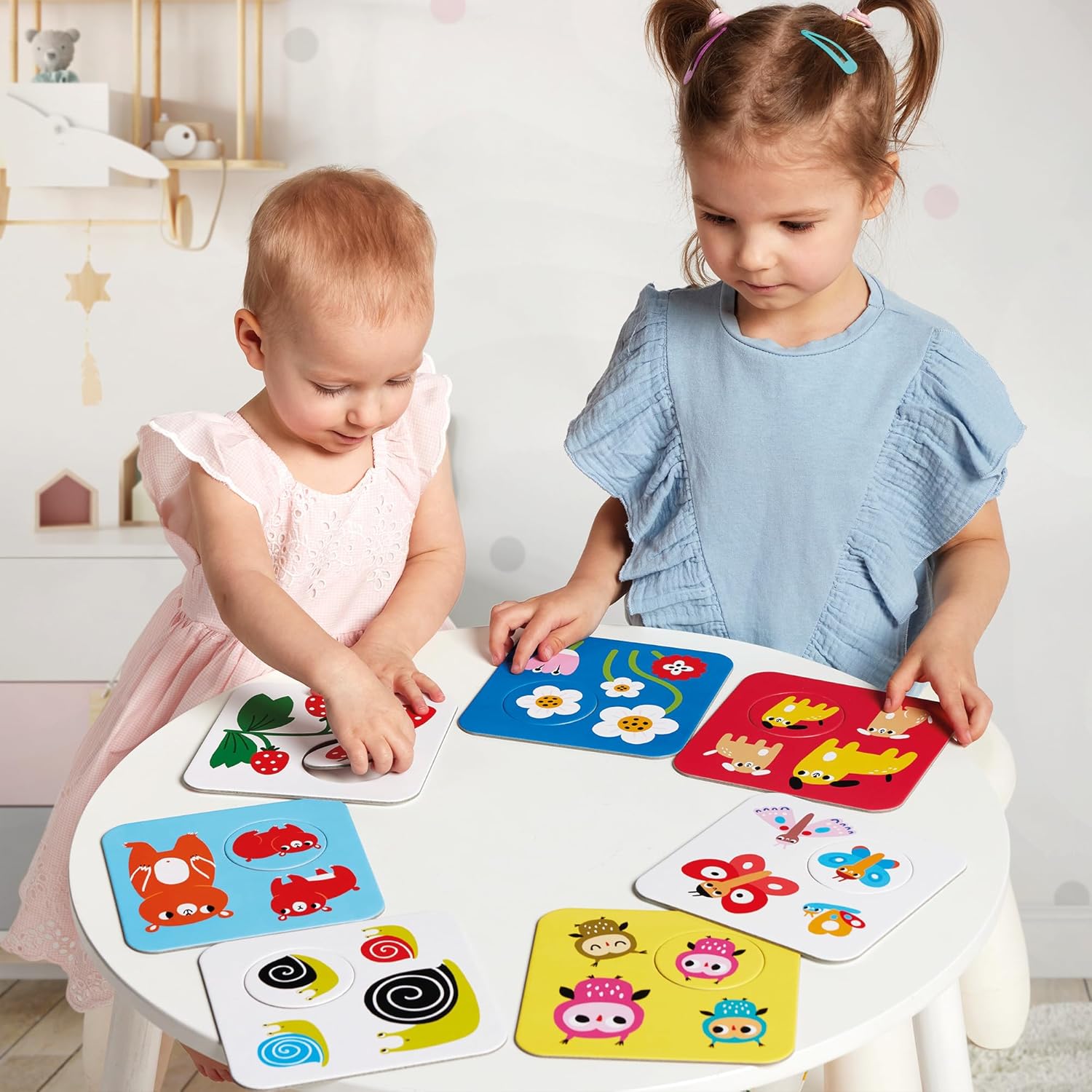 High Contrast Match the Batch Puzzles 15m+ Toddler Puzzle