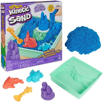 Kinetic Sand Sandbox Set V2 Blue FR Styles Vary