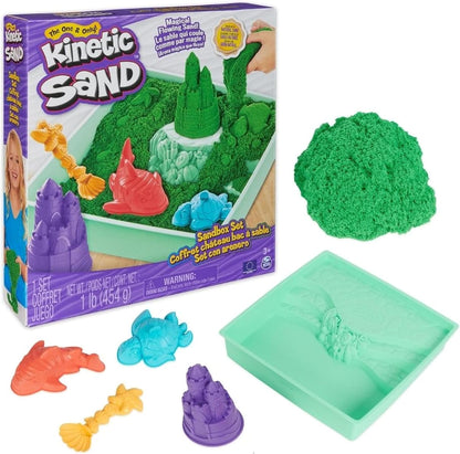 Kinetic Sand Sandbox Set V2 Blue FR Styles Vary