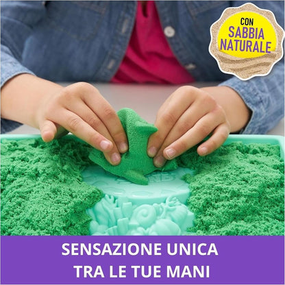 Kinetic Sand Sandbox Set V2 Blue FR Styles Vary