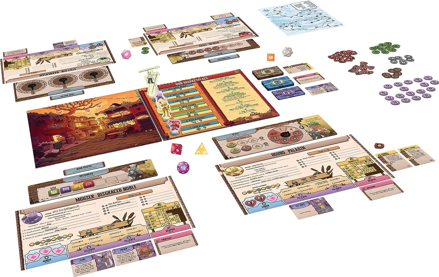 Plaid Hat Games | Freelancers: Crossroads Game | Board Game | Ages 14+ | 3-7 Players | 90 Minutes Playing Time