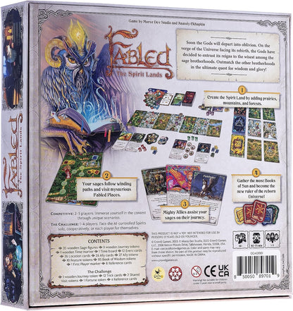Crowd Games | Fabled: The Spirit Lands | Board Game | Ages 14+ | 1-5 Players | 40-75 Minutes Playing Time
