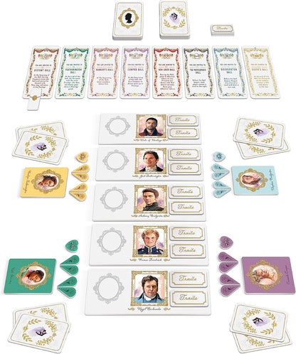 Mixlore | Bridgerton - The High Society Game | Card Game | Ages 16+ | 3-6 Players | 30 Minutes Playing Time