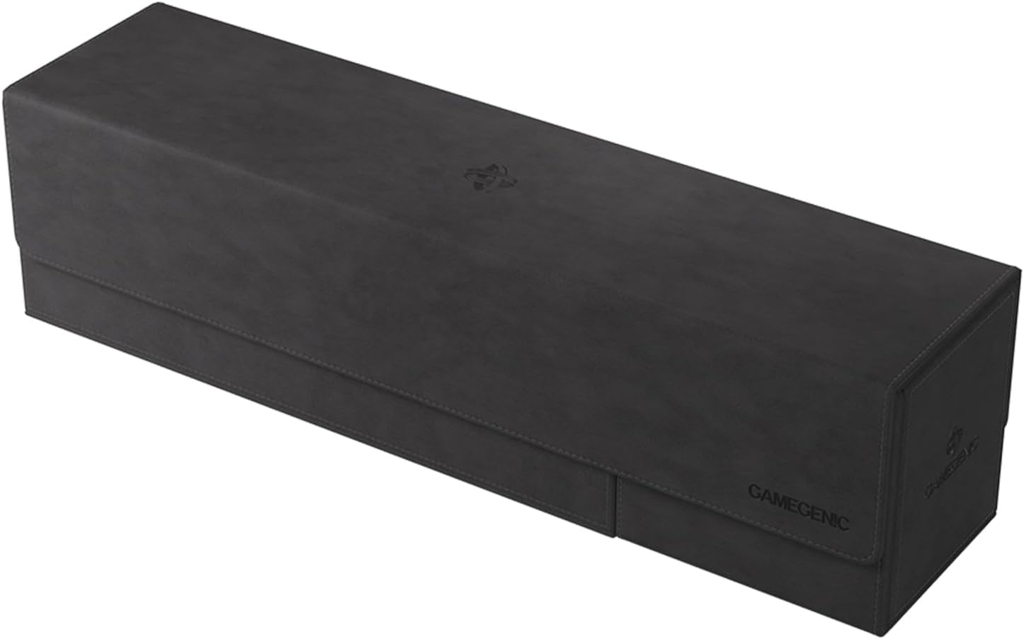 Gamegenic Cards Lair 400+ Convertible Deck Box - Double-Sleeved Card Storage, Holds up to 400 Cards, Premium Card Game Protector, Nexofyber Surface, Black Color, Made