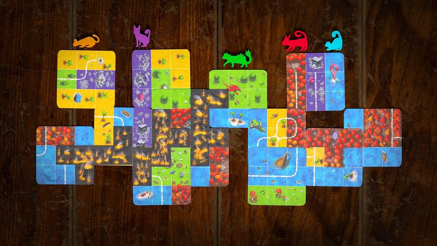 The City of Games | Race to the Raft | Board Game | Ages 8+ | 1-4 Players | 40-60 Minutes Playing Time
