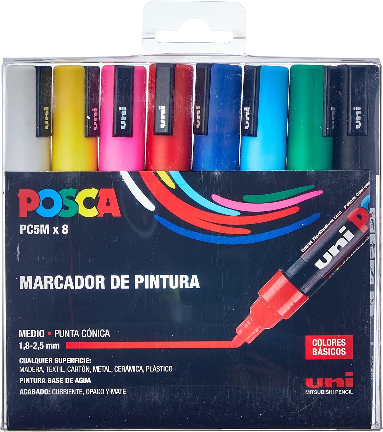 UNI Posca Set PC 5M Basic