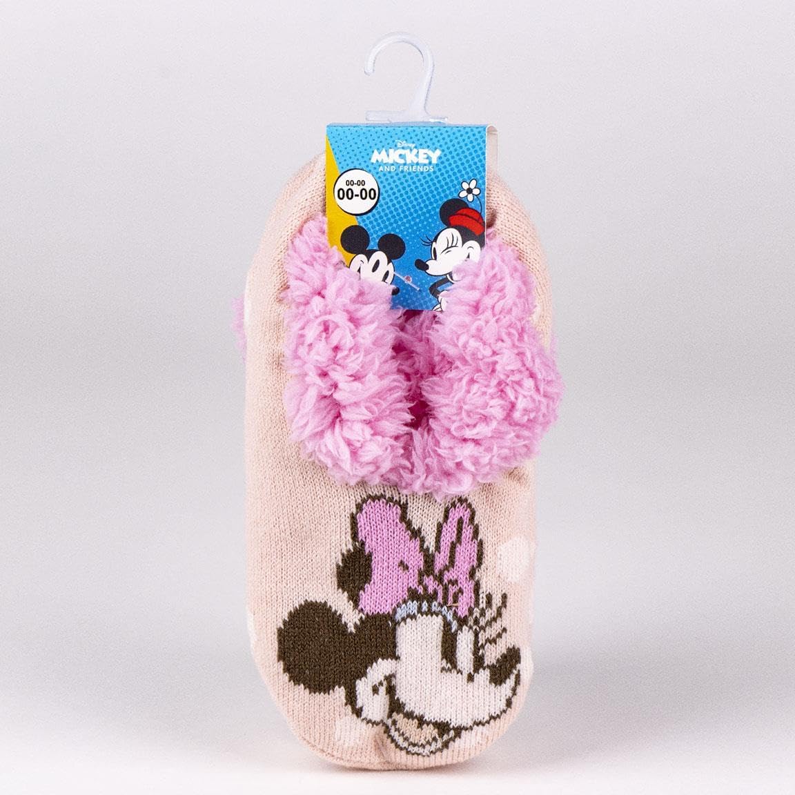 Disney: Cerd?á - Minnie - Pantofole Suola Unica Chaussette Tg. 32/35
