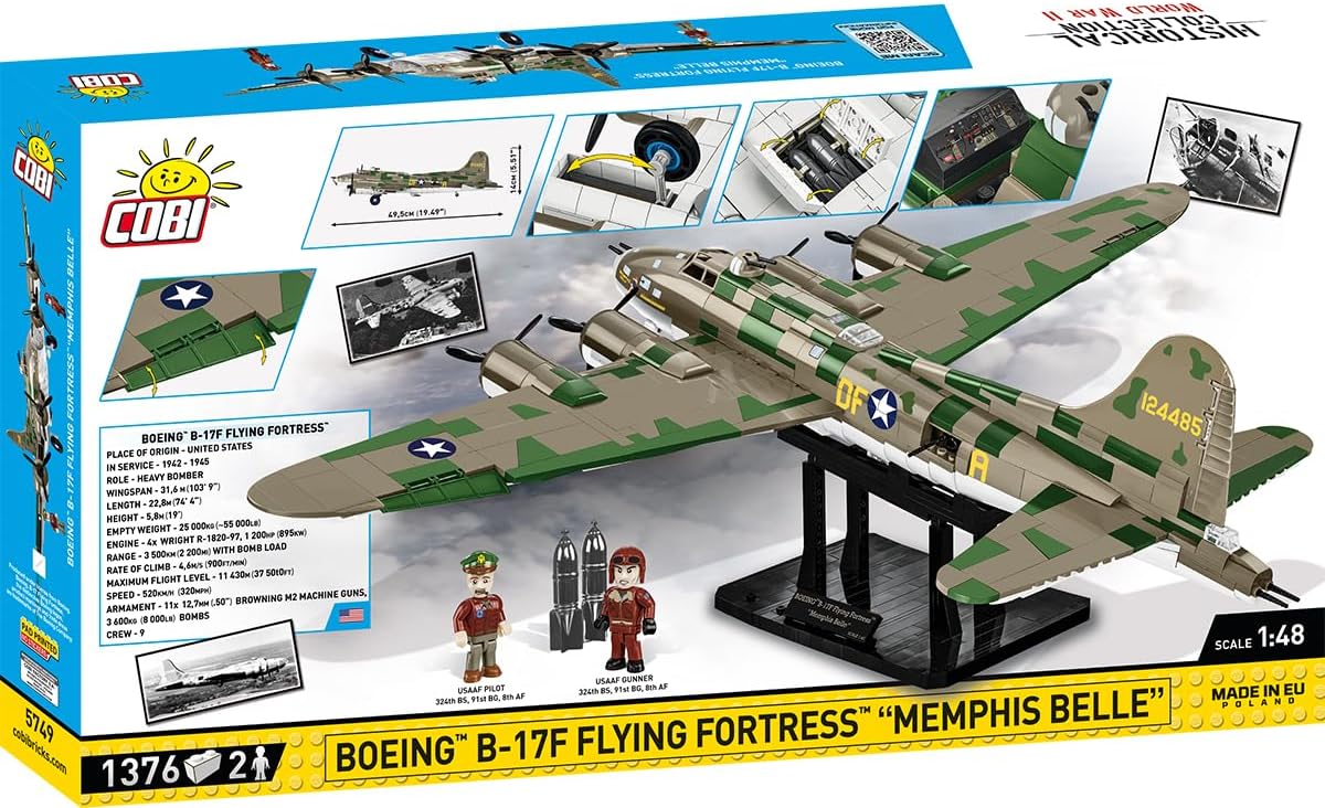 COBI Boeing B-17F Flying Fortress Memphis Belle