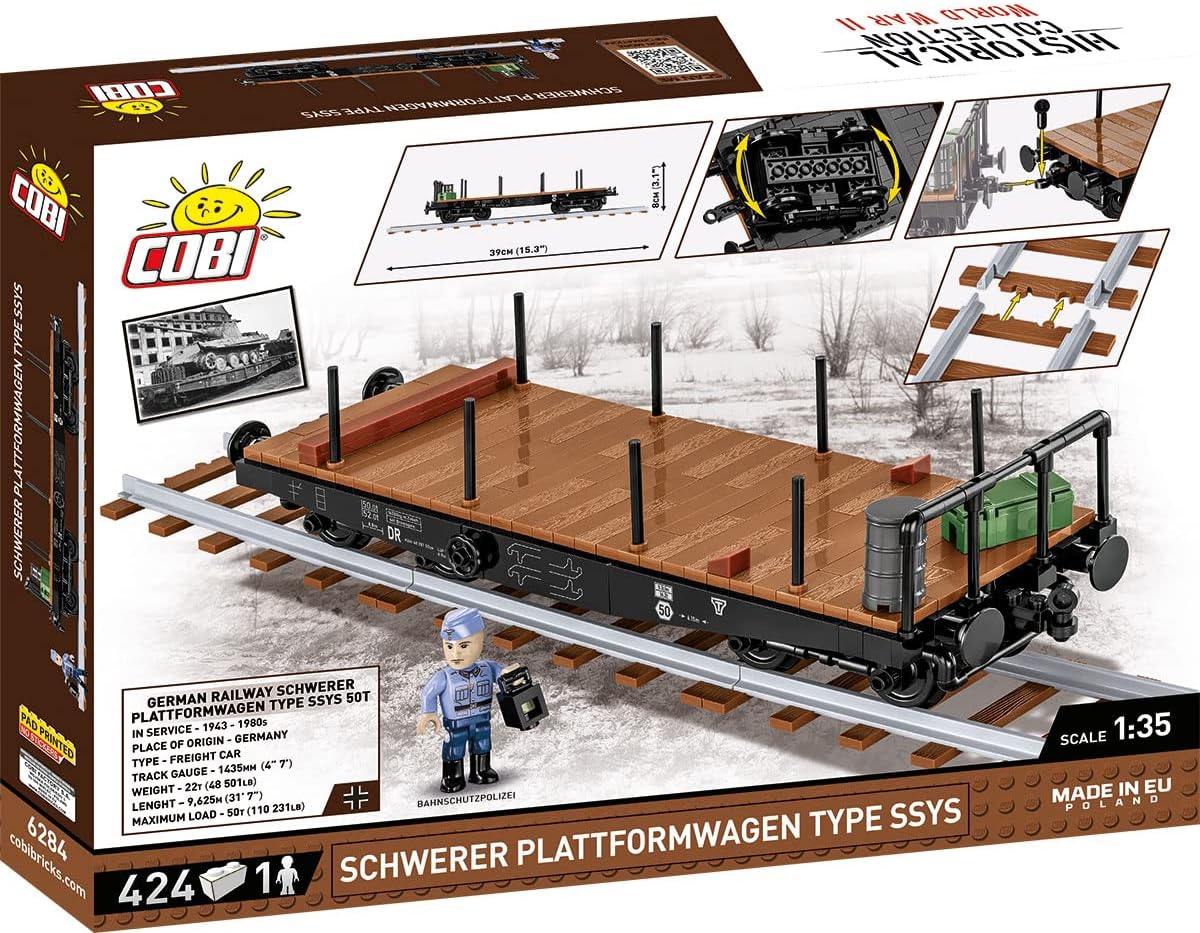 COBI Schwerer Plattformwagen Type SSYS Single
