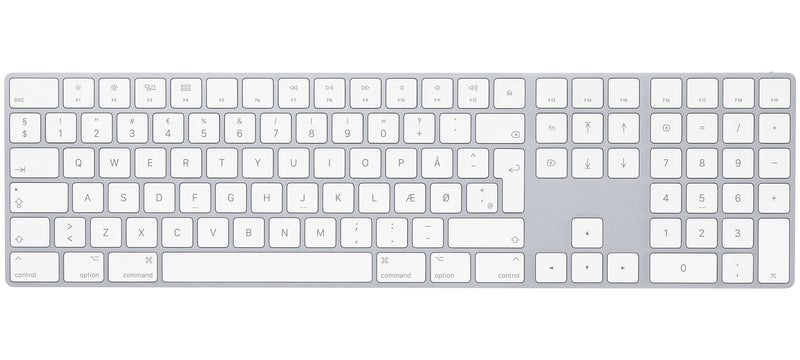 Apple - Magic Keyboard With Keypad - Danish Layout (Mq052Dk/A)