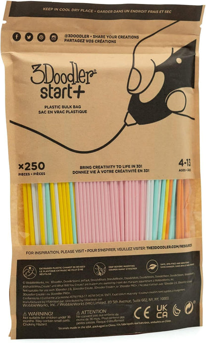 Spectron - 3Doodler Navulverpakking 250 Staafjes - Fire & Ice