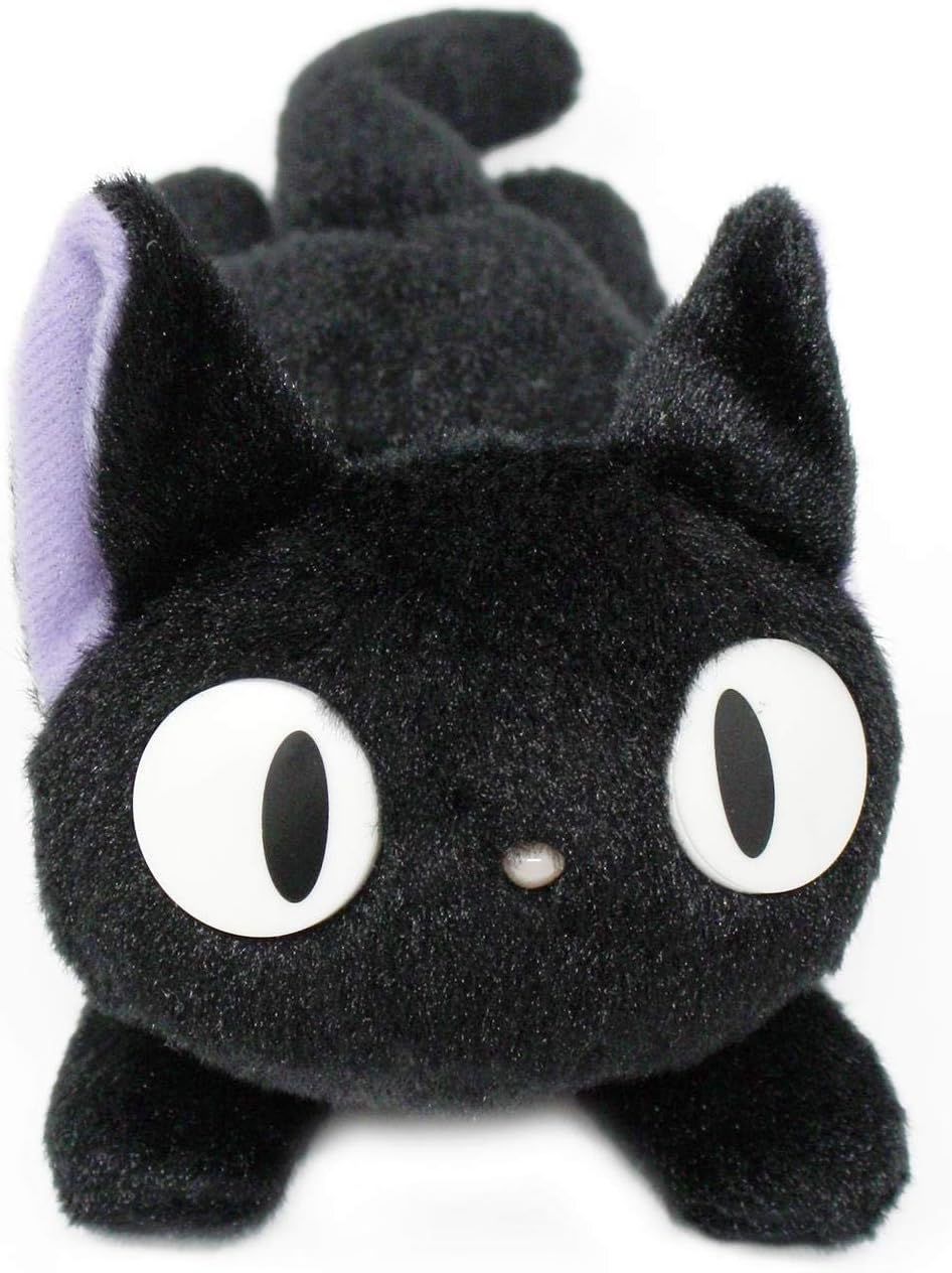 Studio Ghibli Divers Beanbag Jiji Fluffy 15 cm - Version Anglaise