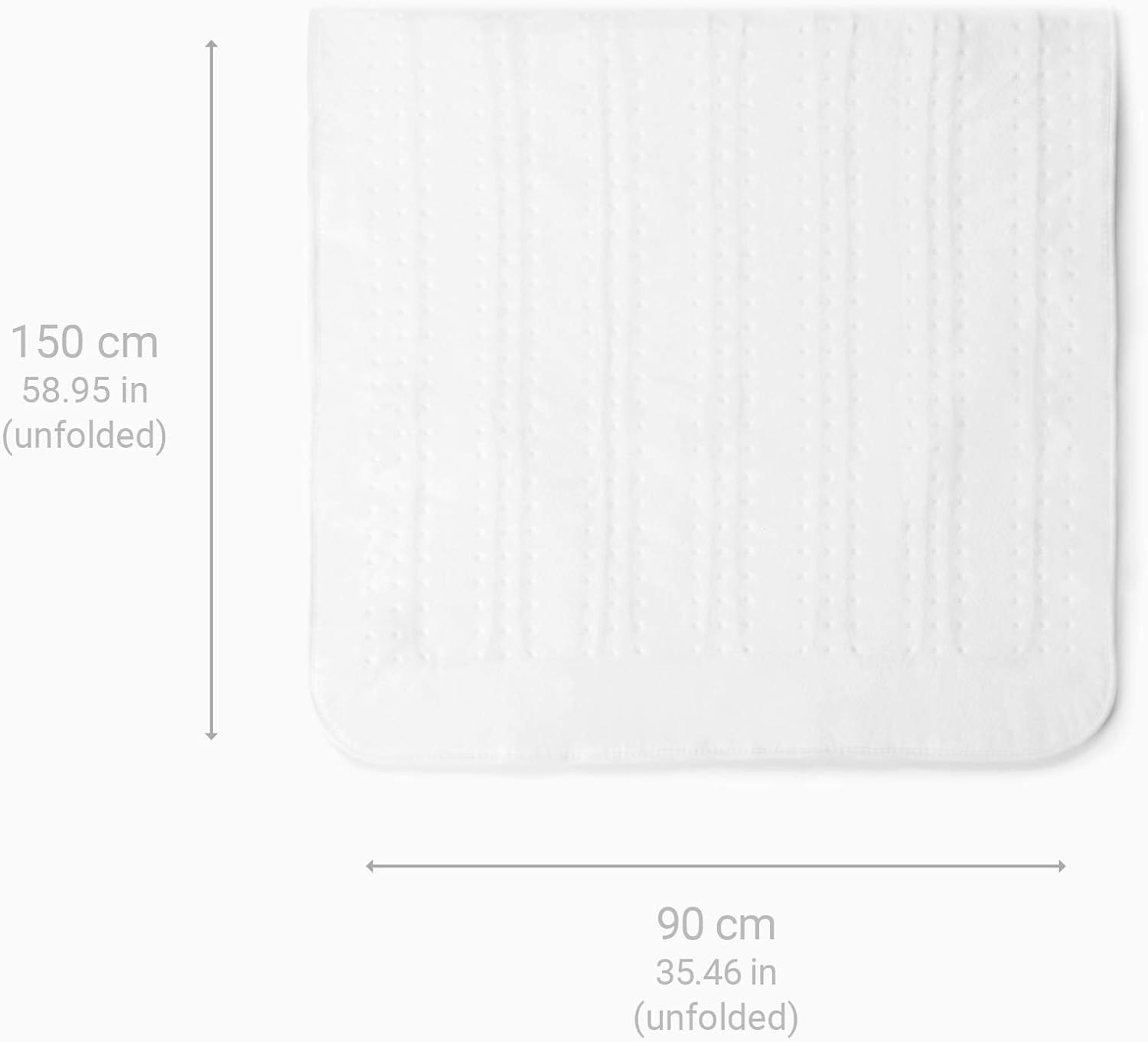 medisana HU 665 Warmeunterbett weiB 60 W