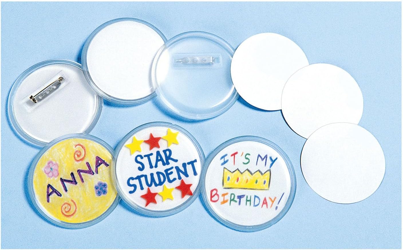 Button | 6 cm | 24 pieces