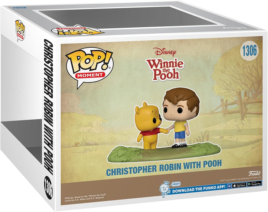 Funko Pop! Moments: Disney - Christopher Robin - Olympia - Winnie the Pooh - Collectable Vinyl Figure - Gift Idea - Official Merchandise - Toys for Kids & Adults - TV Fans